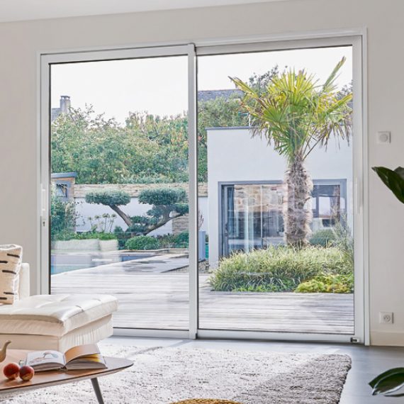 Baie vitrée 2 vantaux