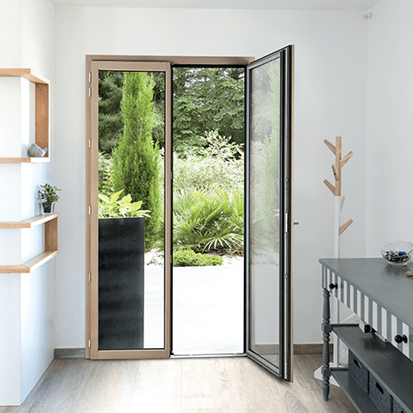 Fenêtre aluminium et bois