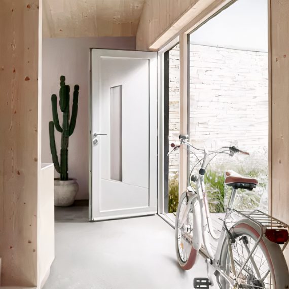 Porte d'entrée en PVC