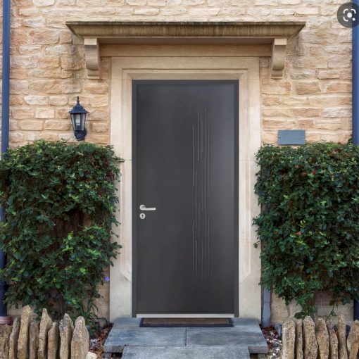 Porte d'entrée en acier