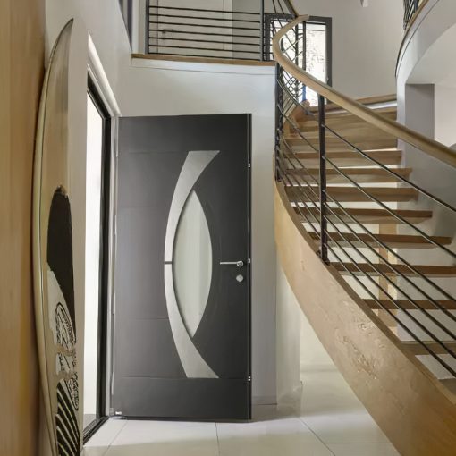 Porte d'entrée en aluminium